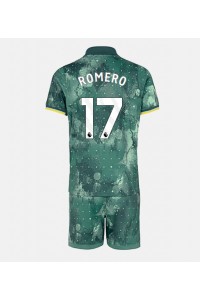 Fotbalové Dres Tottenham Hotspur Cristian Romero #17 Dětské Třetí Oblečení 2024-25 Krátký Rukáv (+ trenýrky)